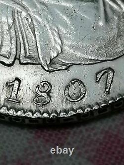 Pirate Cob & Spanish Colonial Silver 8 Reales Mexico Mo TH 1807 High Grade