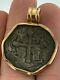 Pirate Coin Treasure Piece of Eight Authentic 4 Reale Cob Solid 14K gold pendant