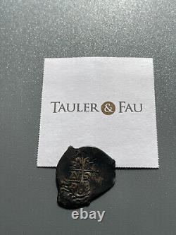 Potoci Spanish King Charles II Dated Cob 1 Silver Reales 1690 Tauler Fau auction