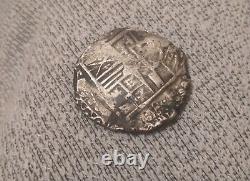 Potosi, Bolivia Silver 8 reales Cob P dot T (1629) 27.62 grams