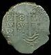Potosi Mint Bolivia Under Spain Silver Cob Coin 8 Reales 1689 Vr Xf Cond. #p40