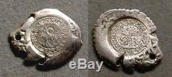 Rare 1846 Costa Rice 2 Real Counter Stamp On Spanish Colonial Cob