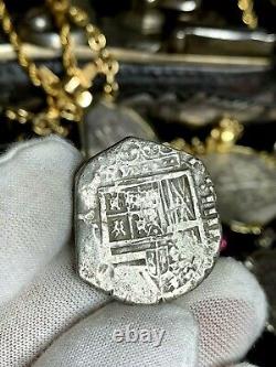 Rare Full Date 1613 4 Reales Philip III Toledo Mint Atocha Era Cob