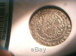 Rare Undergraded Silver Cob! 1504 Toledo Mint Spain Isabella & Ferdinand II