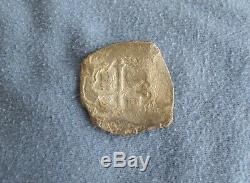 SILVER COB 8 REALES 1600s Shipwreck / Treasure Coin 23.3g