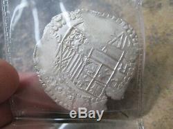 SPAIN 1590-1616 colonial cob Silver 8 Reales. Coin HIGH GRADE