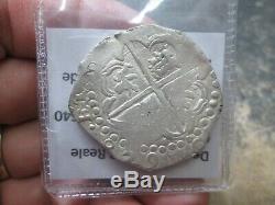 SPAIN 1618-1647 colonial cob Silver 8 Reales. Coin HIGH GRADE