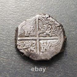 SPAIN OR SPANISH COLONIAL 4 REALES SILVER COB MACUQUINA 26.65 g