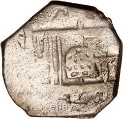SPANISH COLONIZATION OF South Arabia COB 2 Reals Silver Chunk Shipwreck Coin