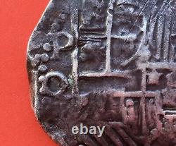 Scarce? Silver Cob 4 Reales Philip III (1612-1616) Potosi Mint Assayer Q