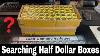 Searching Half Dollar Boxes For Silver Coins