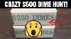 So Much Silver Coin Roll Hunting 500 In Dimes