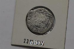 Spain 2 Reales Philip II Granada Mint Cob Silver 6.06 Gr. B63 #6741