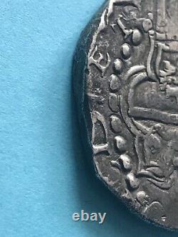 Spain 8 Reales Cob Philip IV Circa 1630 Rare Design 27 Grams Silver