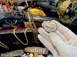 Spain Full Date 1622 Year Of The Atocha! 4 Reales Pirate Gold Coins Treasure Cob