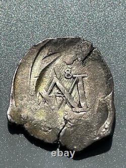 Spain Silver 8 Reales Cob Weight 21.24 g Charles II bought Tauler & Fau Auc. 126