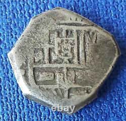Spain/Spanish Colonial Silver Cob 4 Reales 13,64 grams