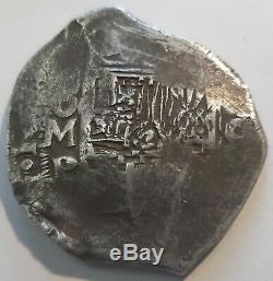 Spanish Colonial Silver Cob 8 Reales 27,43 grams