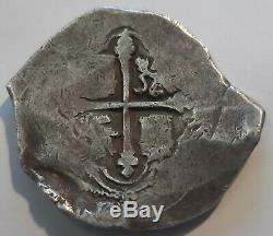 Spanish Colonial Silver Cob 8 Reales 27,43 grams