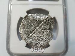 Spice Islands Shipwreck Philip IV NGC 8 Reales Silver Spanish Cob Ship Wreck