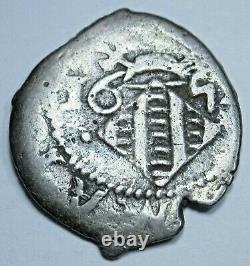 Valencia 1652 Spanish Silver 1 Reales Antique 1600's Colonial Cob Pirate Coin