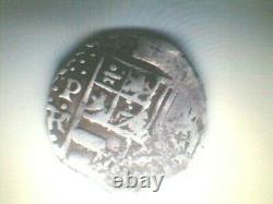 Very Rare 1643-1648 Bolivia Potosi / 1 Real Cob Assayer P/TR Pedro Trevino