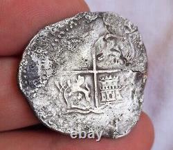 Very Rare? Silver Cob 4 Reales Philip II Potosi Mint Assayer A