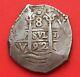 Very Rare? Silver Cob 8 Reales Carlos II Year 1692 Lima (peru) V/a Error