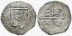 Very Rare? Silver Cob 8 Reales Philip II Year 1597 Sevilla Mint Assayer B